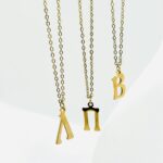 MONOGRAM NECKLACE GOLD