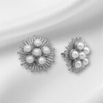 SUNNY PEARL EARRINGS SILVER