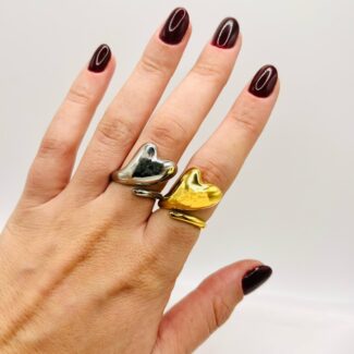HEART RING SILVER