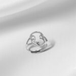 FACE RING SILVER