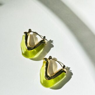 GREEN EARRING