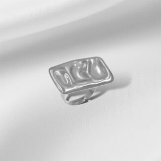 RECTANGLE RING SILVER