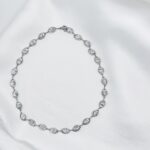 CRYSTAL CHOKER SILVER