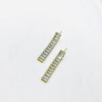 CRYSTAL EARRINGS GOLD