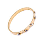 CRYSTAL DROP BRACELET GOLD
