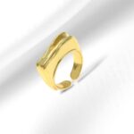 FURROW RING GOLD