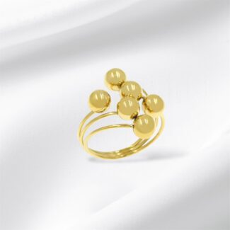 BALLS RING GOLD