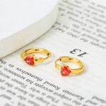 SPARKLING HEART GOLD-RED