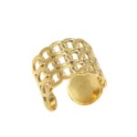 BRAIDED GOLD RING