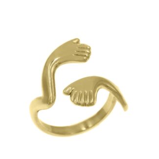 HUG GOLD RING