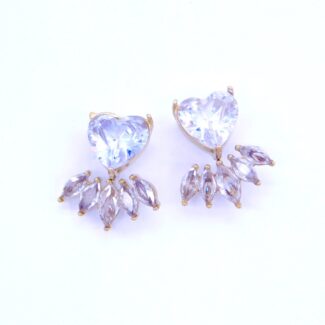 HEART ZIRCON GOLD