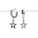 STAR EARRINGS SILVER
