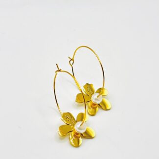 MARGARITA HOOPS EARRINGS – GOLD