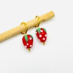STRAWBERRY EARRINGS - GOLD