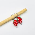 STRAWBERRY EARRINGS – SILVER