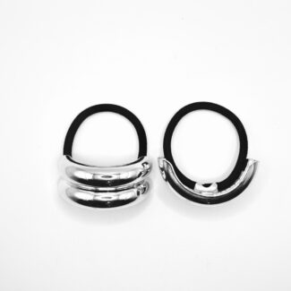 PONY CUFF DOUBLE SILVER