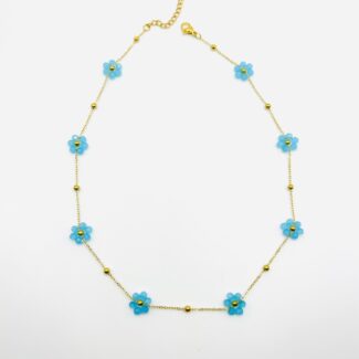 DAISY BLUE NECKLACE